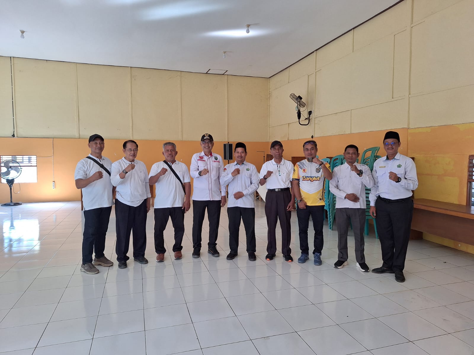 Tinjau Langsung Sarana dan Kesiapan, Wakil Bupati atau Ketua KONI HSU Laksanakan Kunjungan Survey PORPROV ke MAN 2 HSU